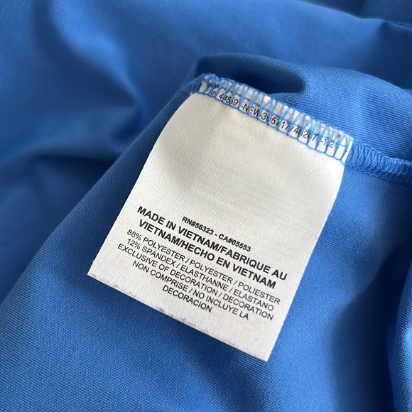 NIKE GOLF Blue/ Grey Half Zip Performance Longsleeve Top S - Picture 6 of 7